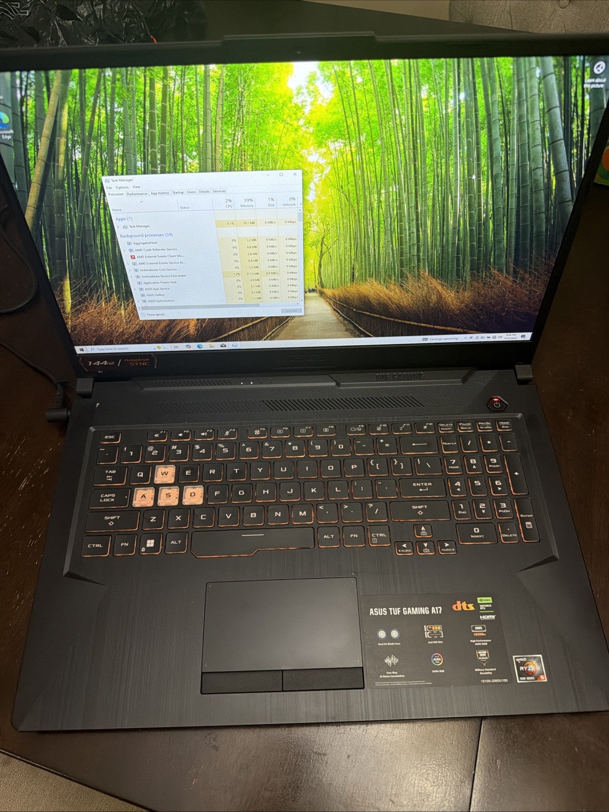 Asus TUF Gaming A17 17" Ryzen 5 (Read Please)