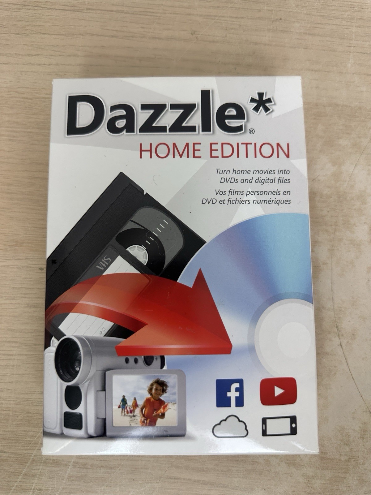 Pinnacle Dazzle Home Edition Home Movies to DVD & Digital Converter - NEW SEALED