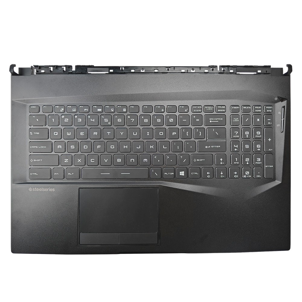 For MSI GE75 Palmrest Full Color Backlit Keyboard Non-Touchpad Black 3077E2C213Y