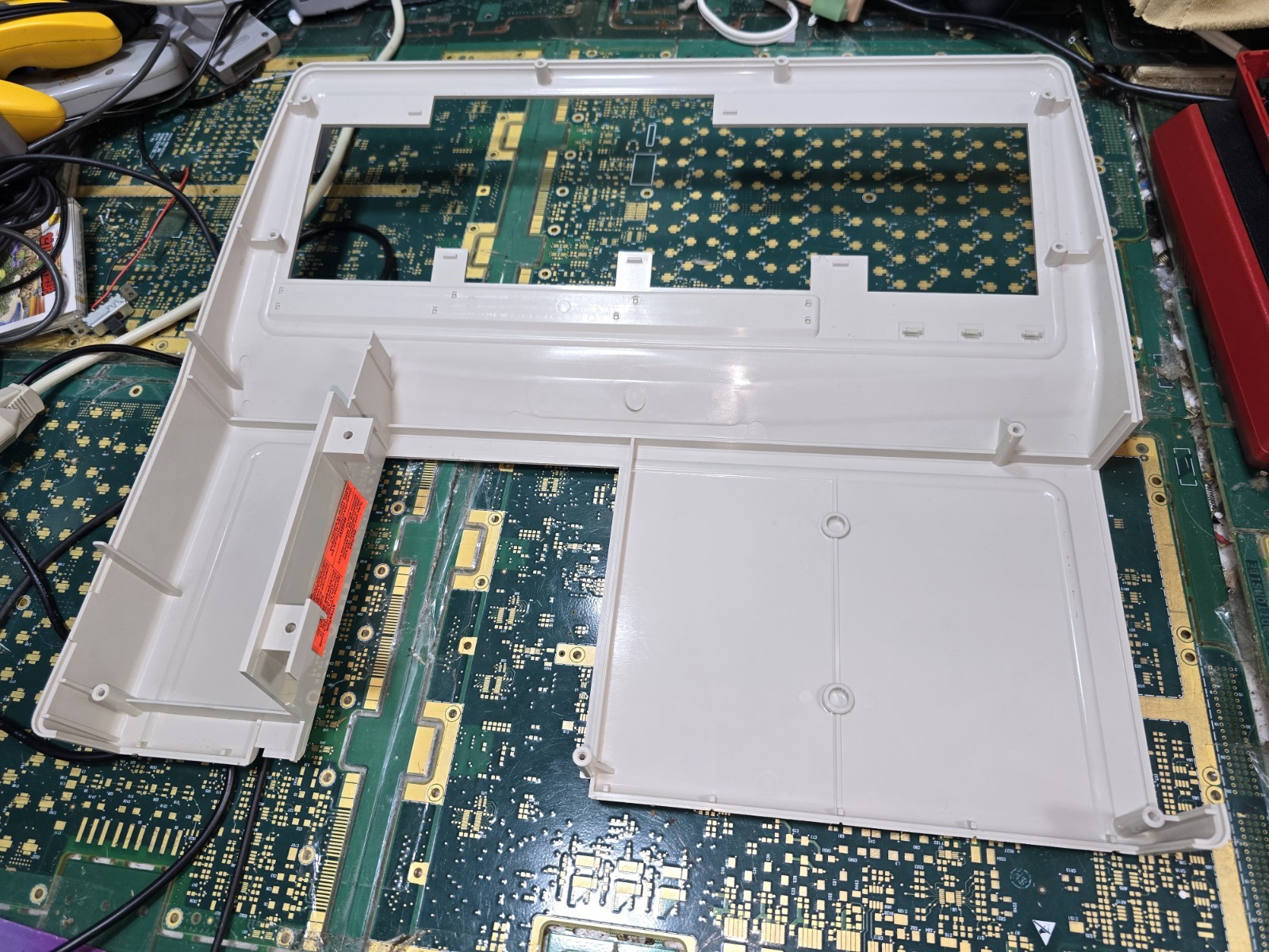 Tandy 1000 EX EMPTY Top Cover ONLY-Intact-Exact One-Good Screw Holes-PARTS-READ