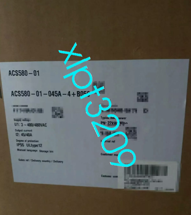 ACS580-01-02A1-4 ABB VFD AC Drive 1HP 0.75kW 2.1A  NEW FedEx or DHL