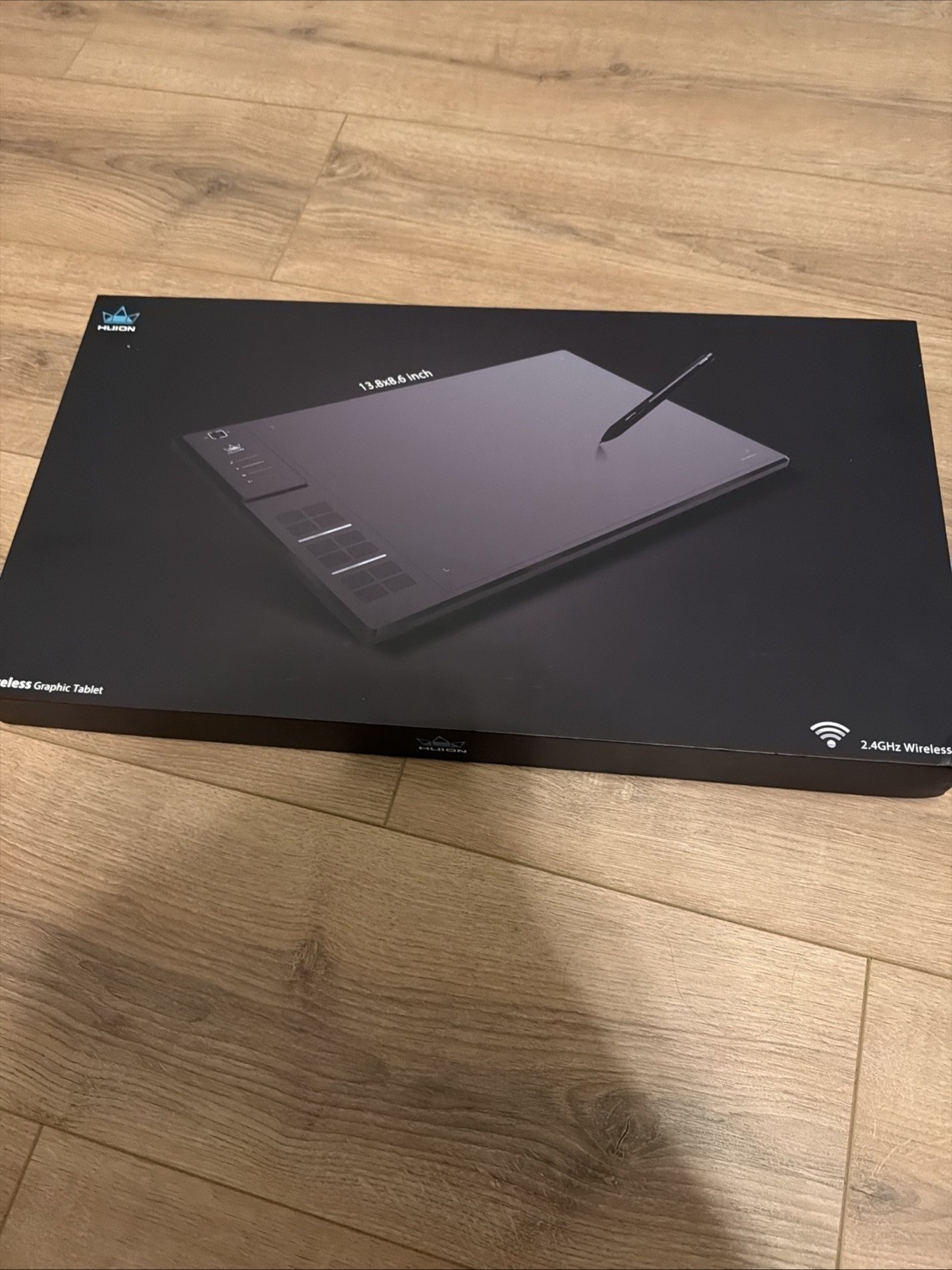 Huion Graphics Tablet 2.4GHz Wireless Drawing Pad w/ Stylus Pen
