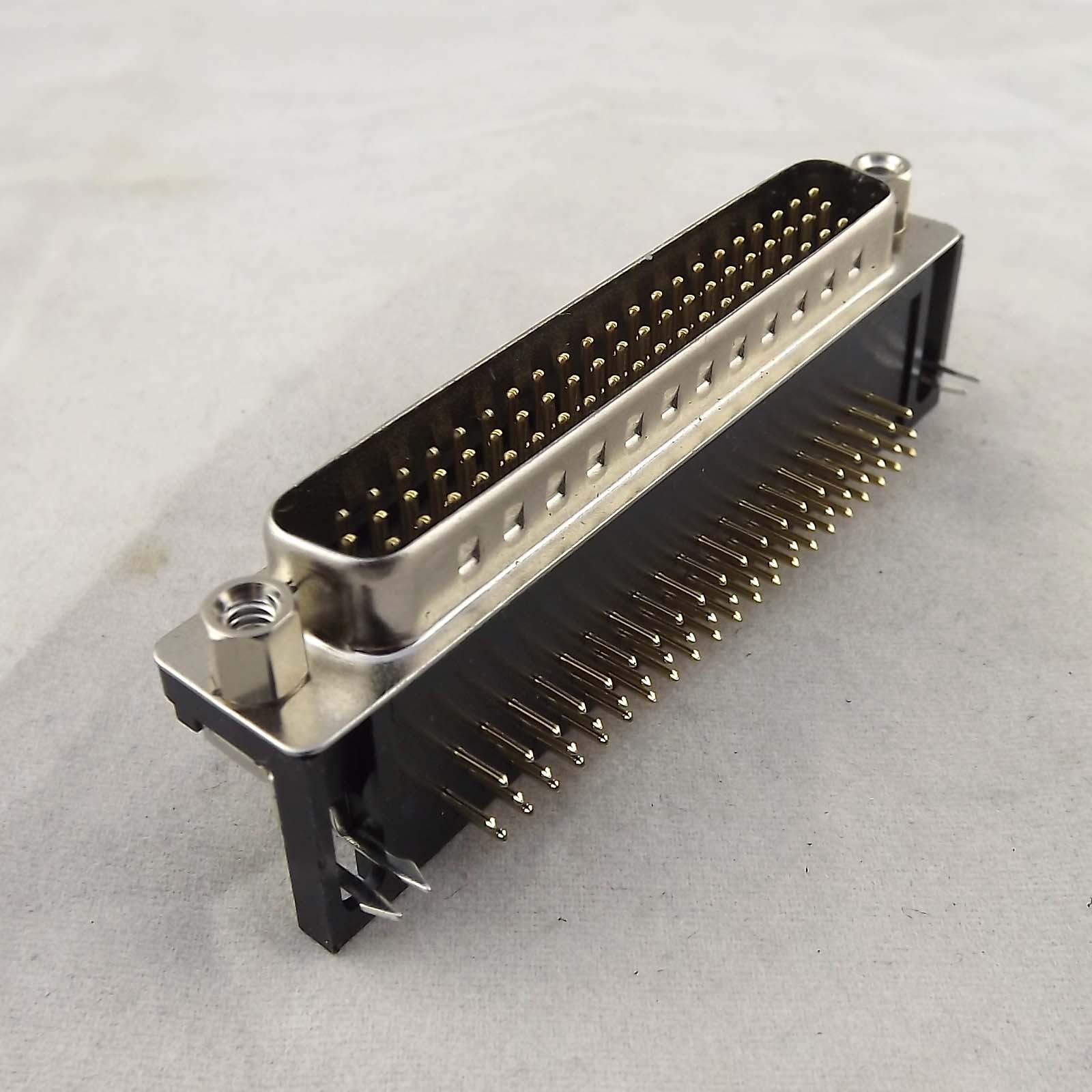 10x D-SUB DB62 62 Pin Male Right Angle PCB Solder Cable Adapter Connector 3 Rows