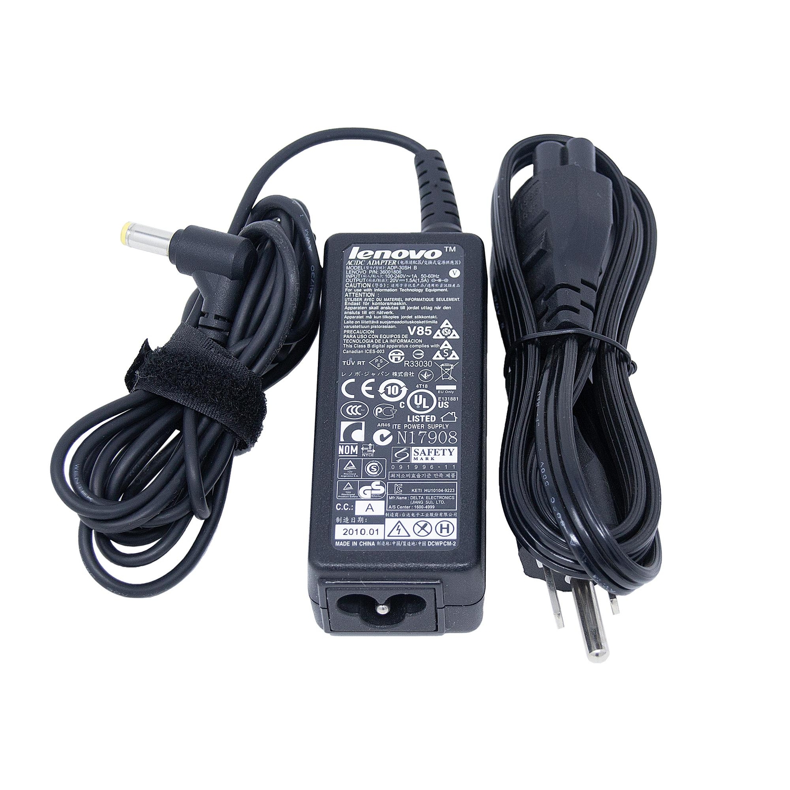 Genuine Original LENOVO PA-1300-12LC 20V 1.5A AC Power Adapter Charger
