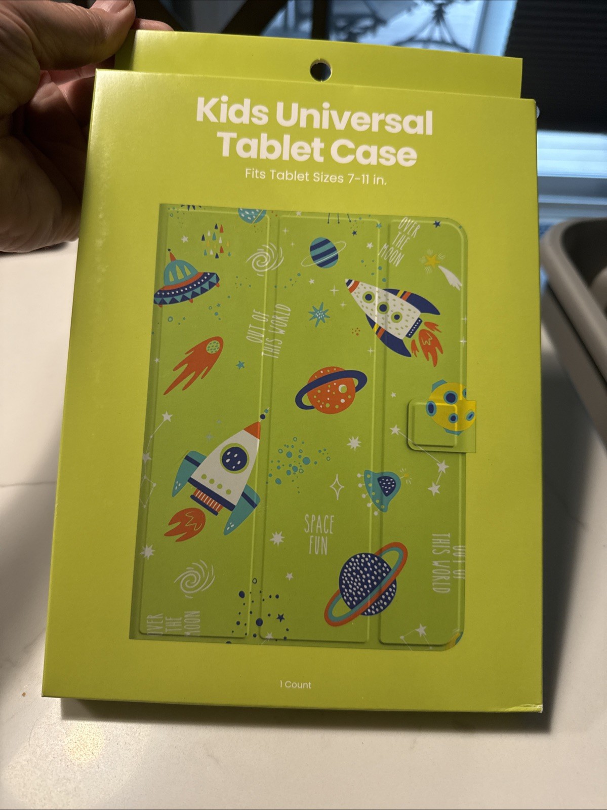 NEW GEMS Kids Space Rockets Universal Tablet Case Green Fits Tablets 7- 11"