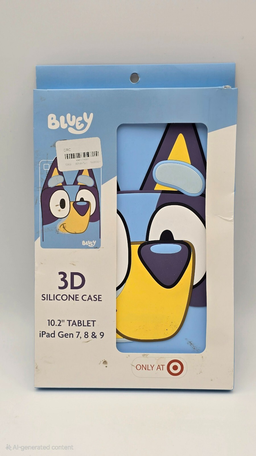 Komar Kids Bluey iPad Case – Soft Silicone Cover for 7th, 8th & 9th Gen