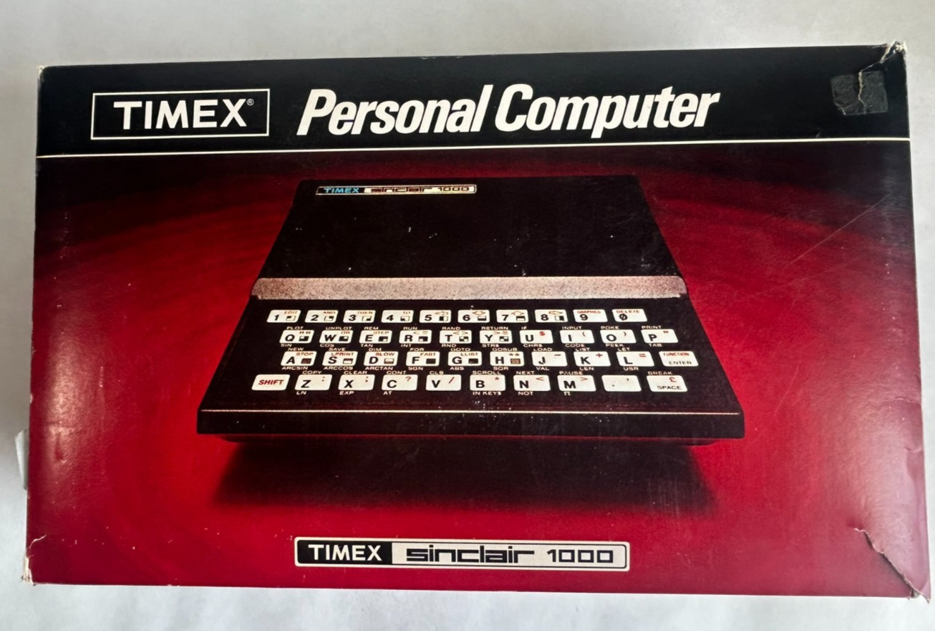 RARE TIMEX Sinclair 1000 Personal Computer Vintage Complete