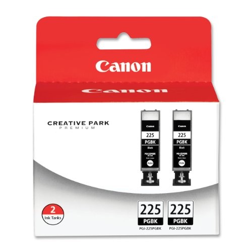 Canon Pgi-225 Ink Cartridge - Black Inkjet - 2 / Pack (4530b007) (pgi225bk2pk)