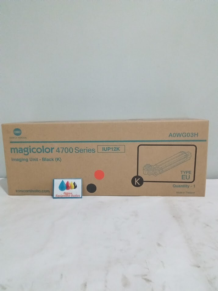 Konica Minolta A0WG03H Black Imaging Cartridge 220V Standard Capacity