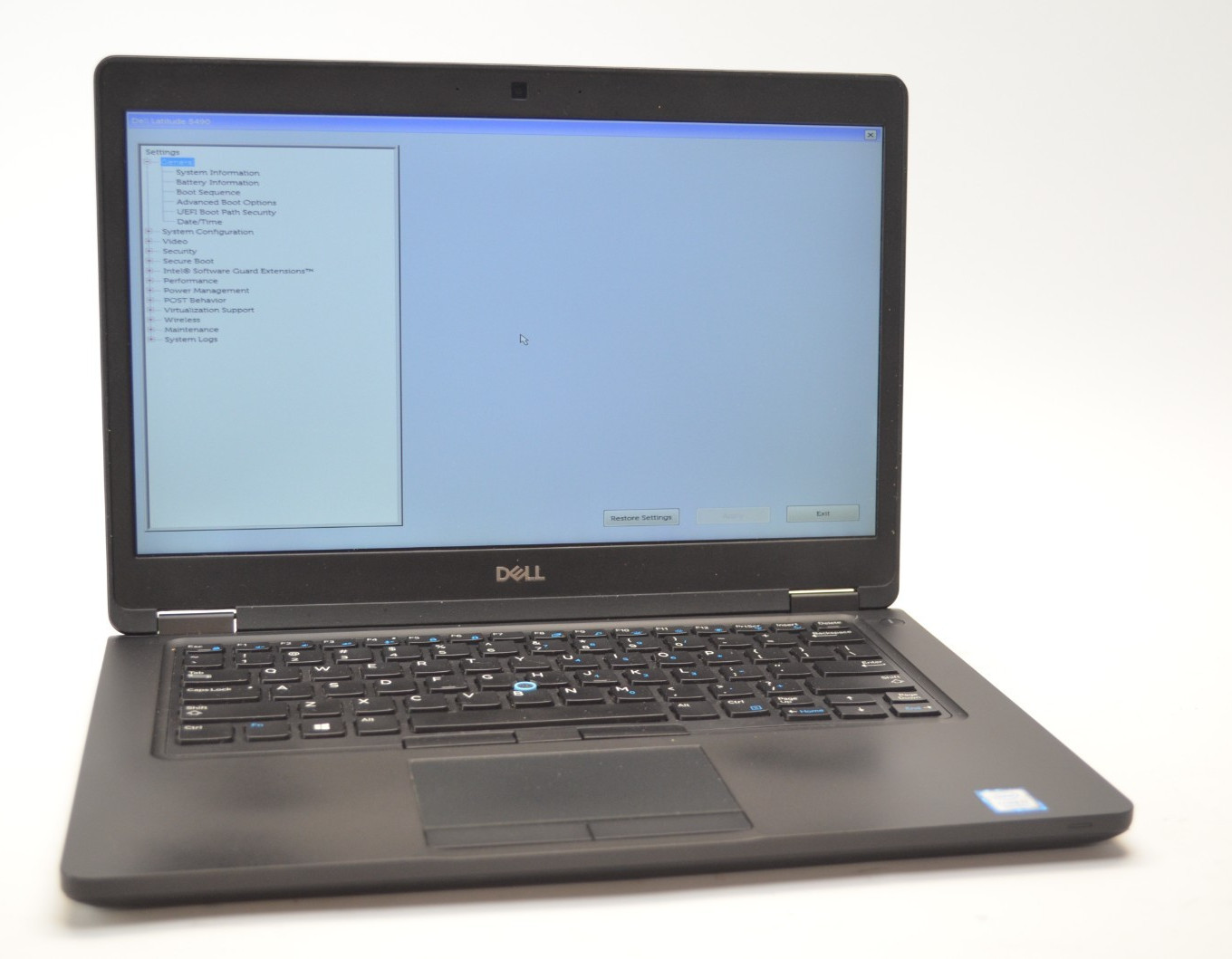 Dell Latitude 5490 14" Laptop I7-8650U 1.9GHz 8GB RAM NO HDD NO OS