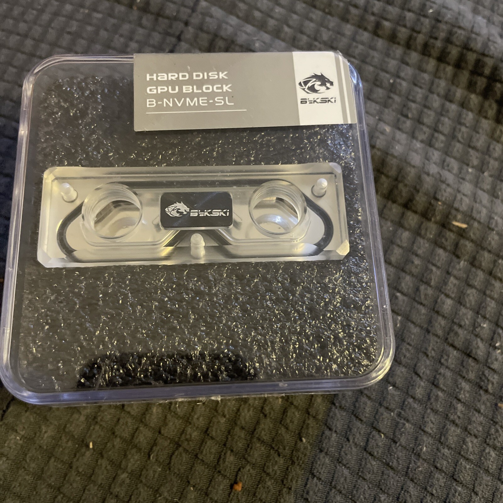 Bykski Hard Disk Water Gpu Block - Clear B-NVME-SL