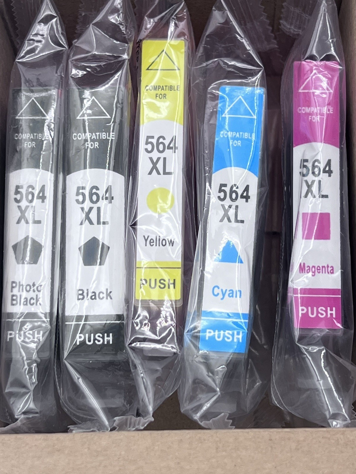 5pk 564 W/Chip For HP 564XL 564 XL Ink Cartridge Printer Black/Color Combo Set