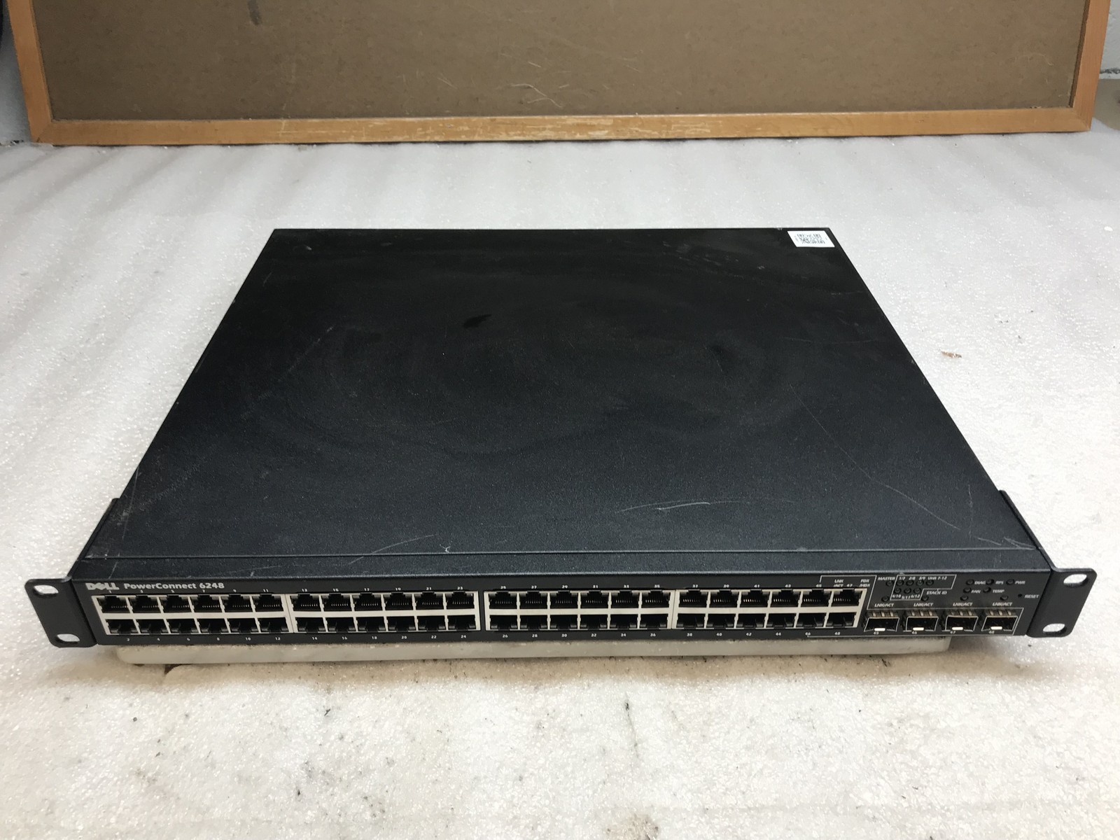 DELL 6248 POWERCONNECT 6248 48 PT GB SWITCH Stacking W/ RACK EARS
