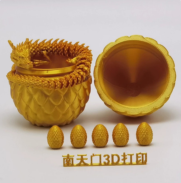  Dragon Egg 3D Printed Toy Stress Relief Combo Set - Multiple Options Available