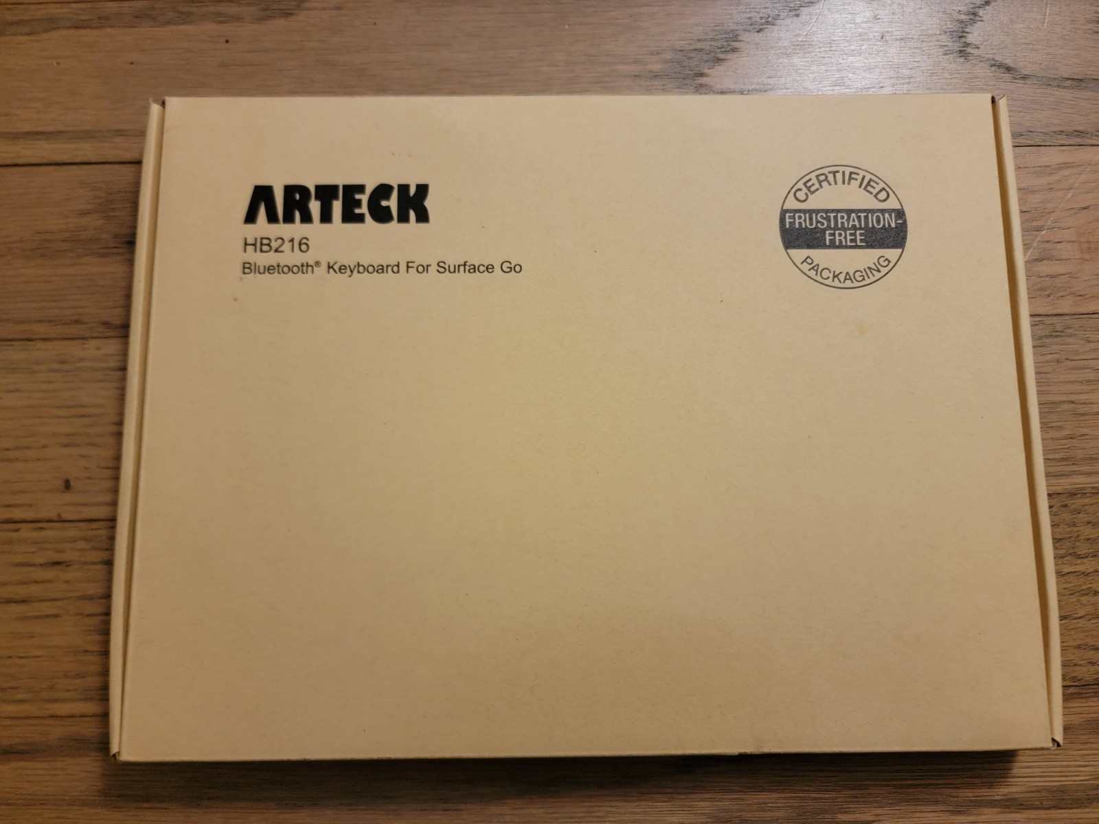 Arteck HB216 Wireless Keyboard for Surface Go Bluetooth, Black