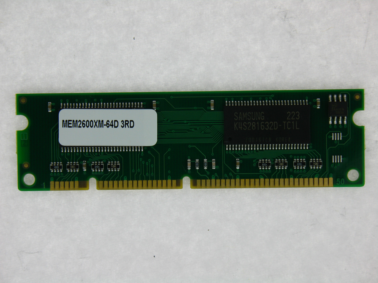 MEM2600XM-64D-SP 64MB  MEMORY