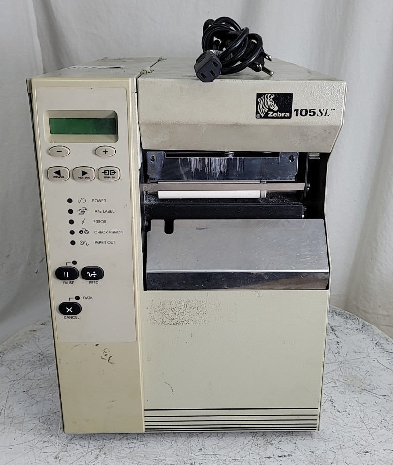 Zebra 105SL 10500-2001-0000 Thermal Printer SEE NOTES 