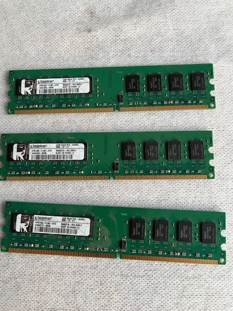 6GB 3x2GB PC2-6400 KINGSTON HP5189-2180-HYE DDR2-800  Desktop Memory Kit