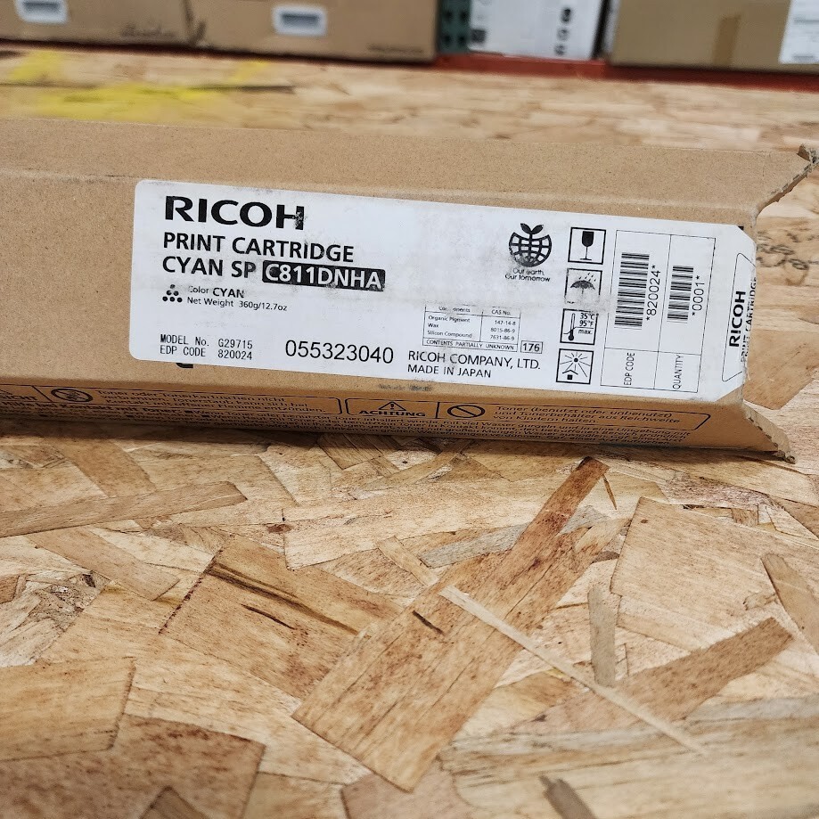 Genuine Ricoh 820024 C811DNHA Print Cartridge Cyan