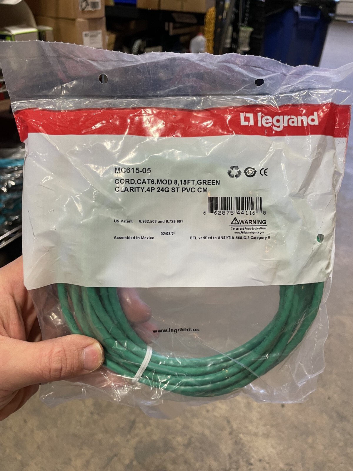 Ortronics OR-MC615-05 Patch Cords