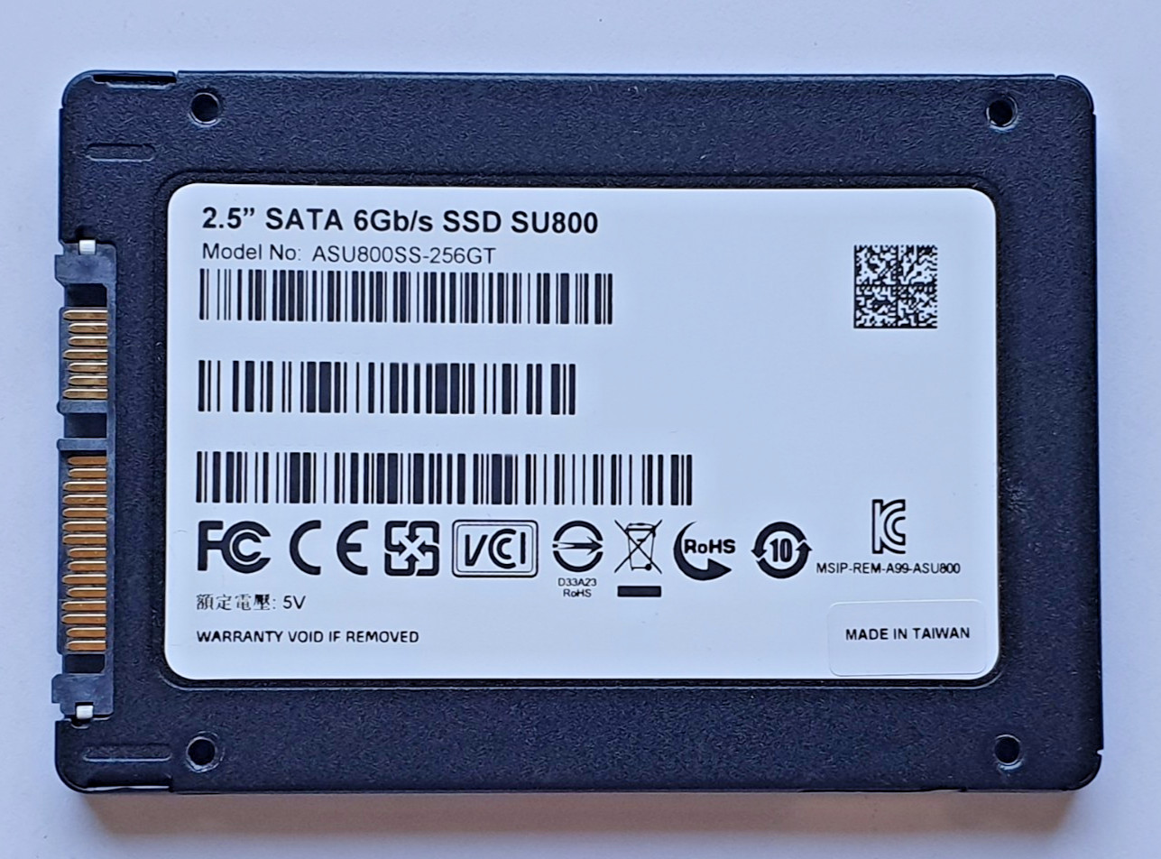 256GB SATA ADATA Ultimate SU800 ASU800SS-256GT 3D NAND TLC SSD 2.5" Hard Drive
