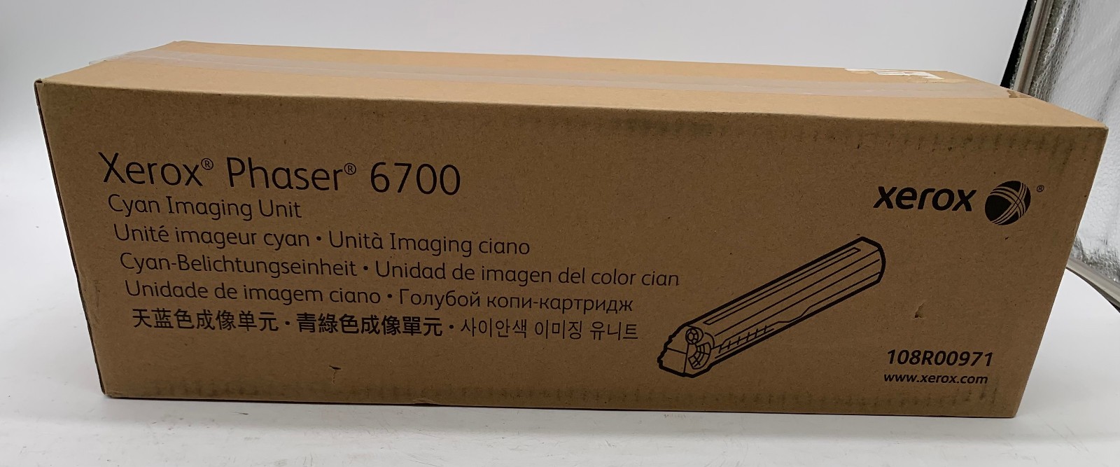 Genuine Xerox 108R00971 Cyan Imaging Unit For Phaser 6700 Series Printers, OEM