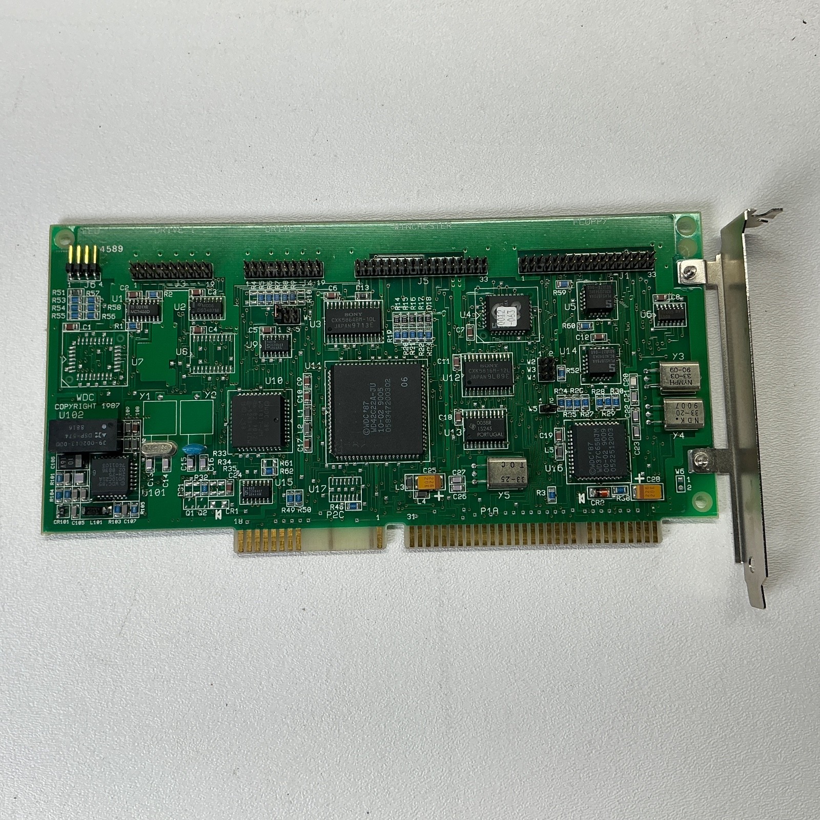 Vintage Western Digital WD1006V-SR2 RLL Hard Drive Controller 16-Bit ISA for IBM