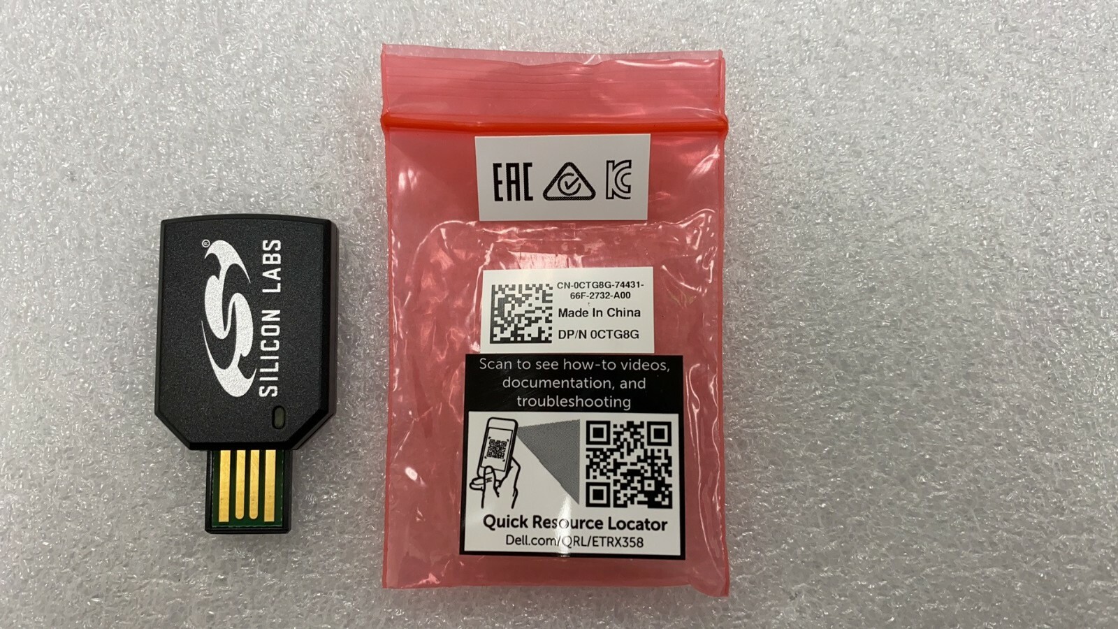 OEM Dell Silicon Labs ETRX358USB Zigbee USB Iot Card CTG8G 0CTG8G