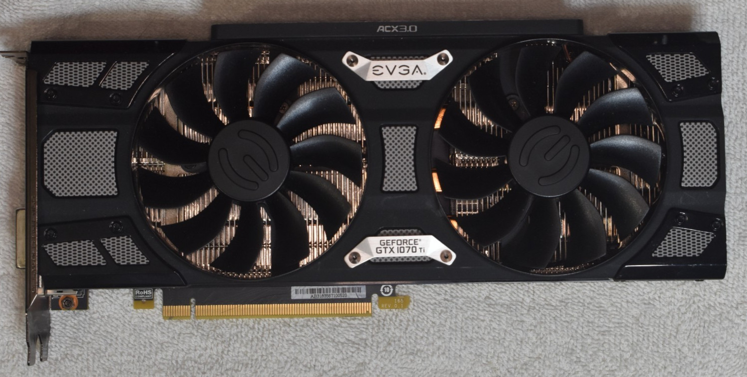 EVGA GeForce GTX 1070 TI SC GDDR5 8GB Gaming Graphics Card (08G-P4-5671-KR)