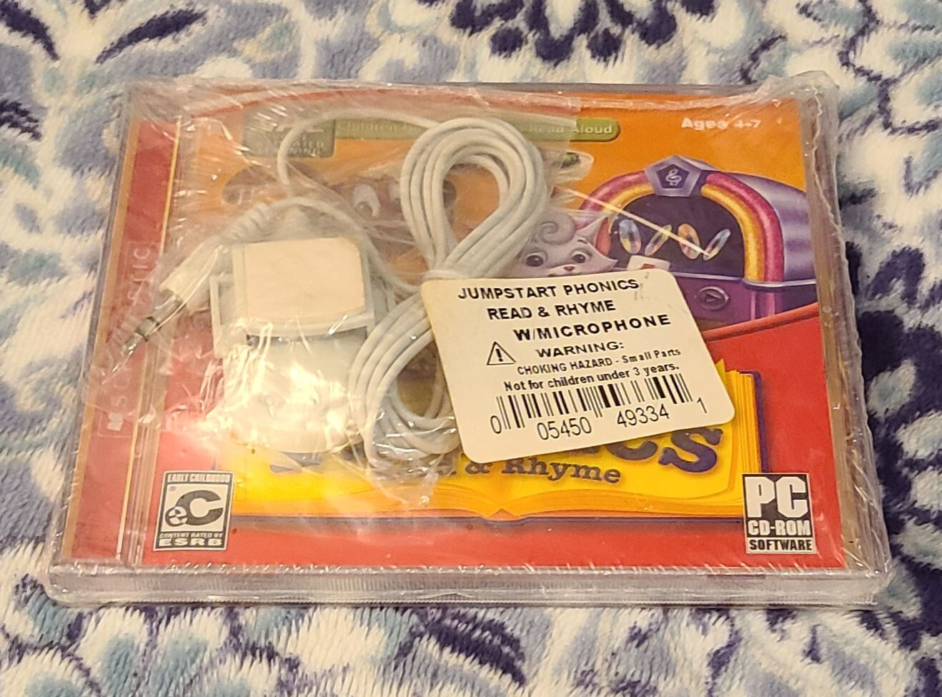 JumpStart Phonics Read and Rhyme Pc Factory New Nice Vista XP w/ Microphone