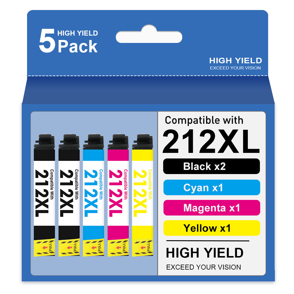 212XL Ink compatible with Epson 212XL Workforce WF-2830 2850 XP-4100 XP-4105 Lot