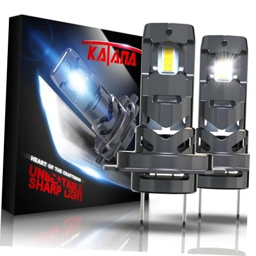 H7 Bulbs, No Adapter Required 1:1 Size 400% Brightness H7(No Adapter Required)