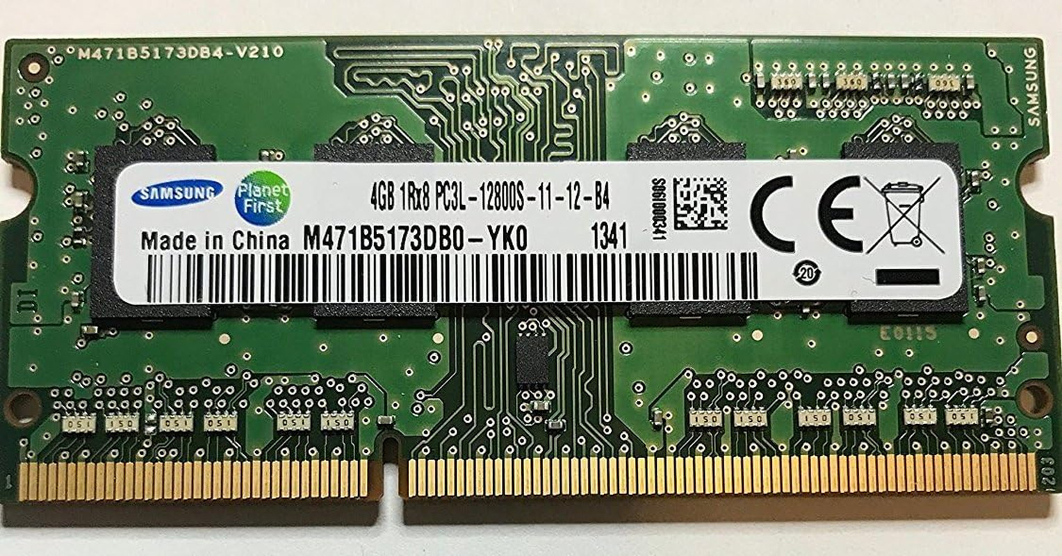 Ram Memory 4GB (1 X 4GB) DDR3 Pc3-12800,1600Mhz, 204 PIN, SODIMM for Laptops