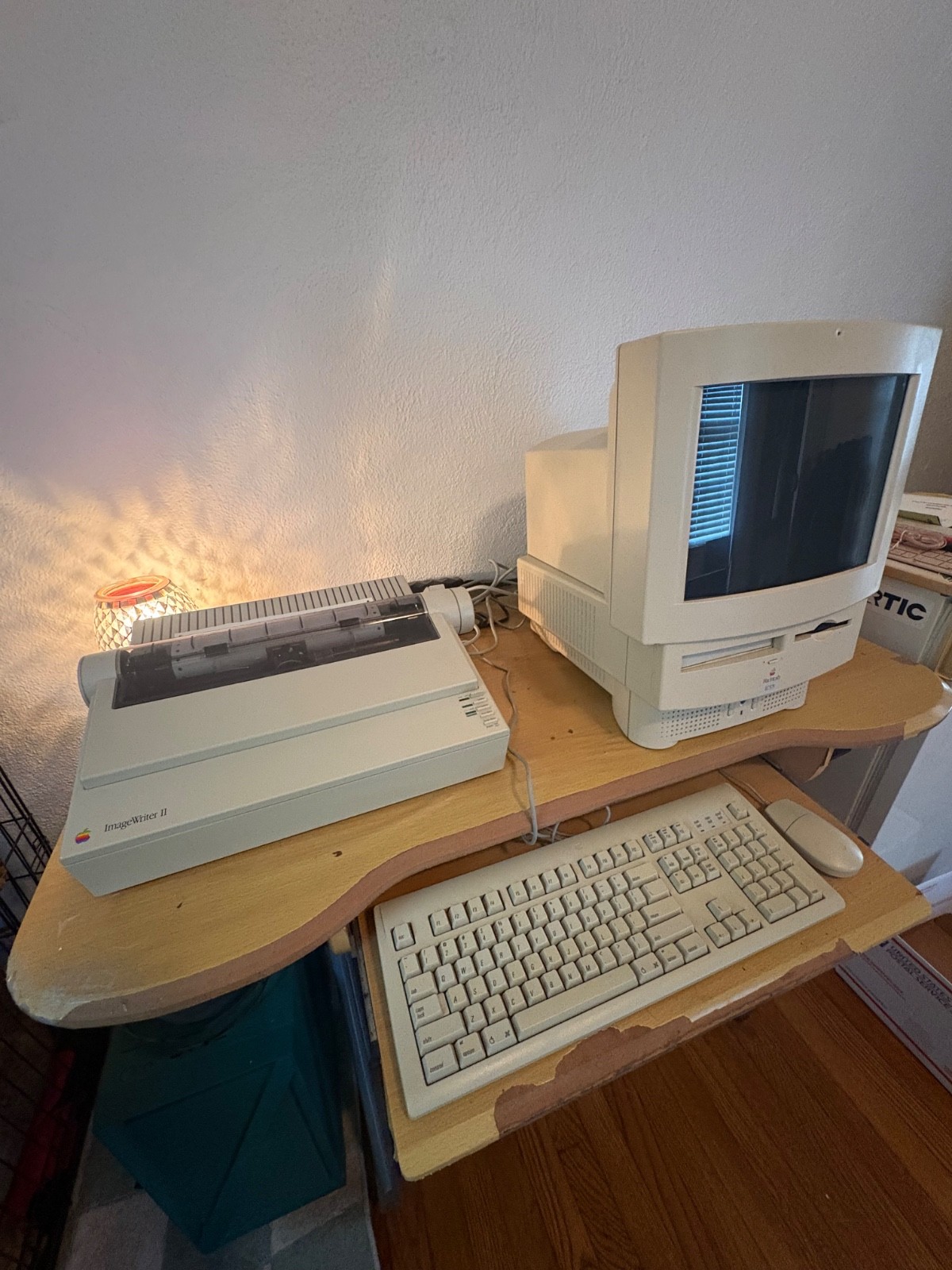 1994 Apple Macintosh LC 575 w/ ImageWriter II printer,Apple Mouse&Keyboard.WORKS