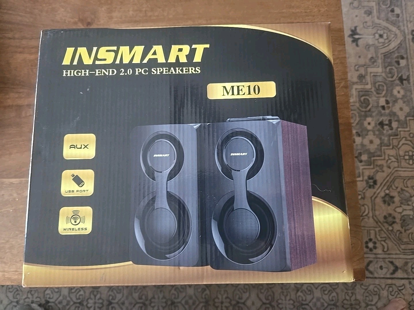 INSMART High-End 2.0 pc speaker | Bluetooth and wired