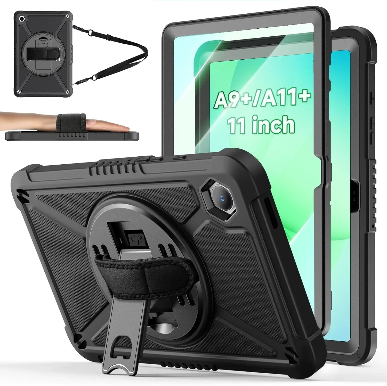 Case for Samsung Galaxy Tab A11+ 11-Inch 2025, Shockproof Hard Duty with Stand