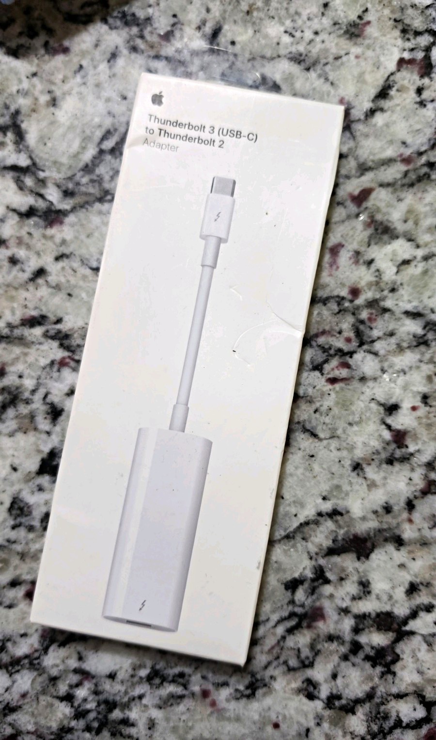 Apple Thunderbolt 3 USB-C to Thunderbolt 2 Adapter, White MMEL2AM/A