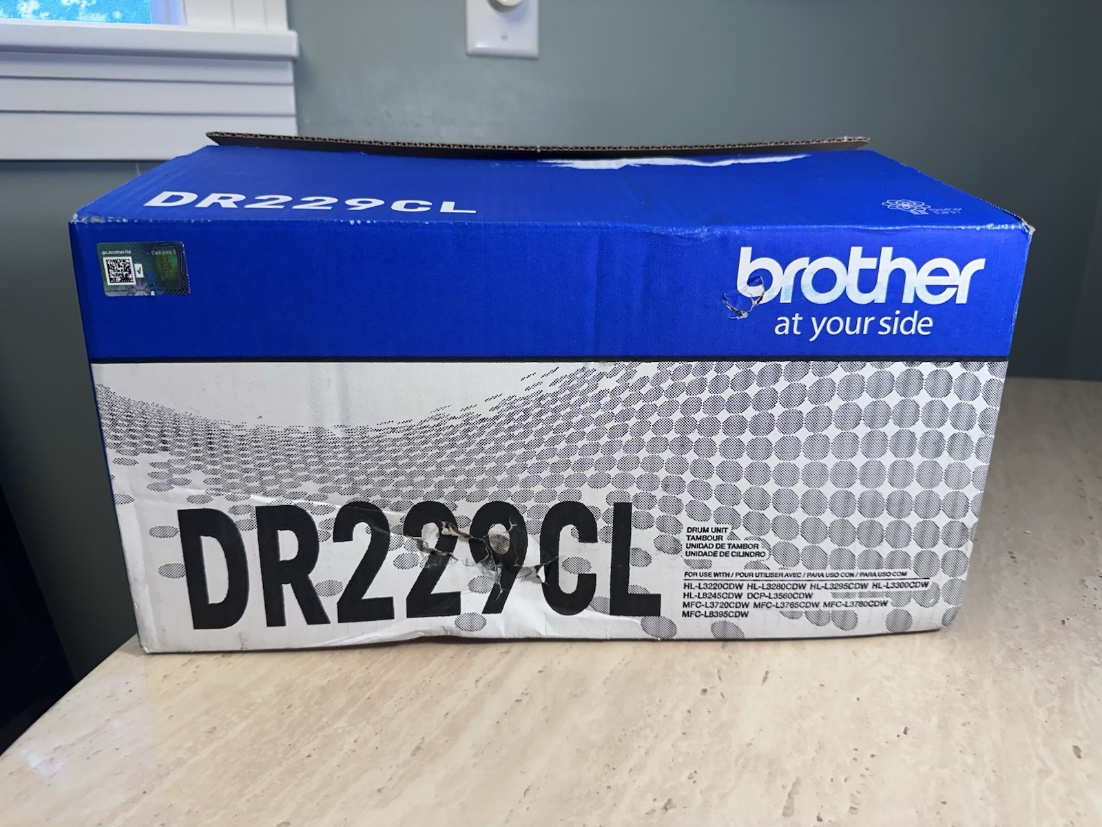 NEW GENUINE - BROTHER DR229CL DRUM UNIT SET - 20,000 PAGES - SEALED BAGS