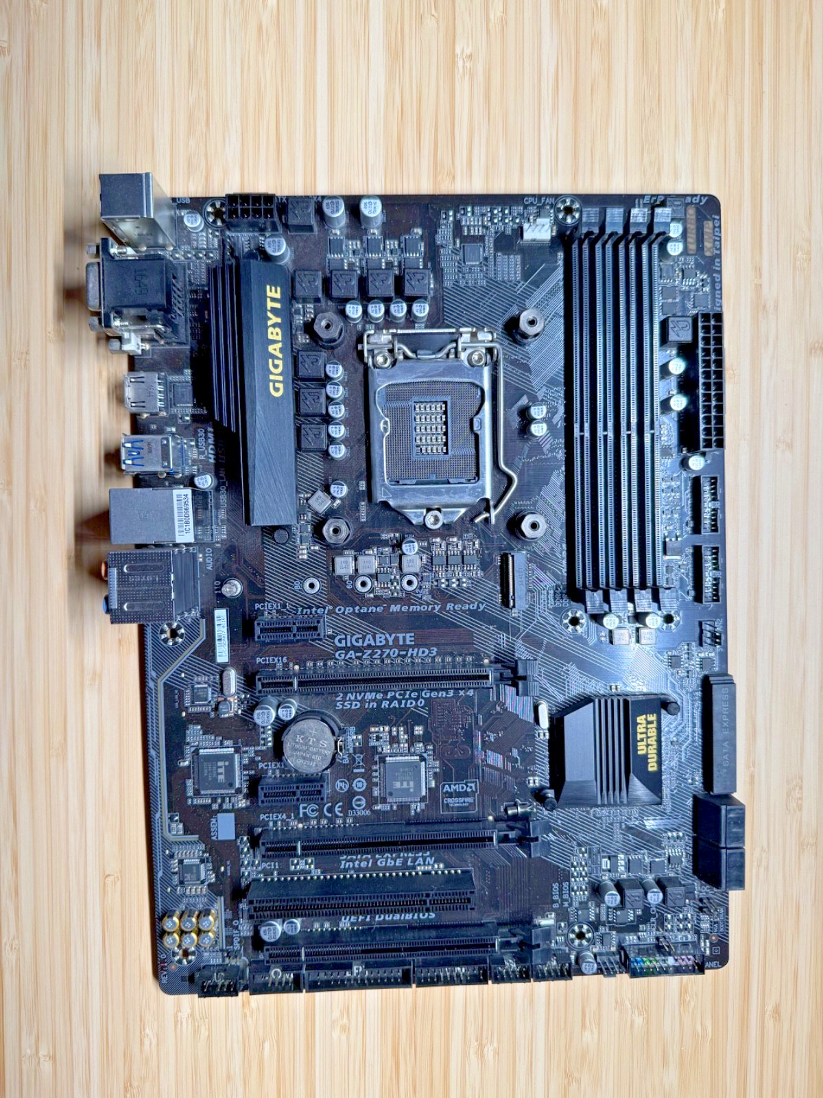 Gigabyte GA-H270-HD3 LGA1151 Z270 Motherboard DDR4 ATX Intel NO I/O Shield