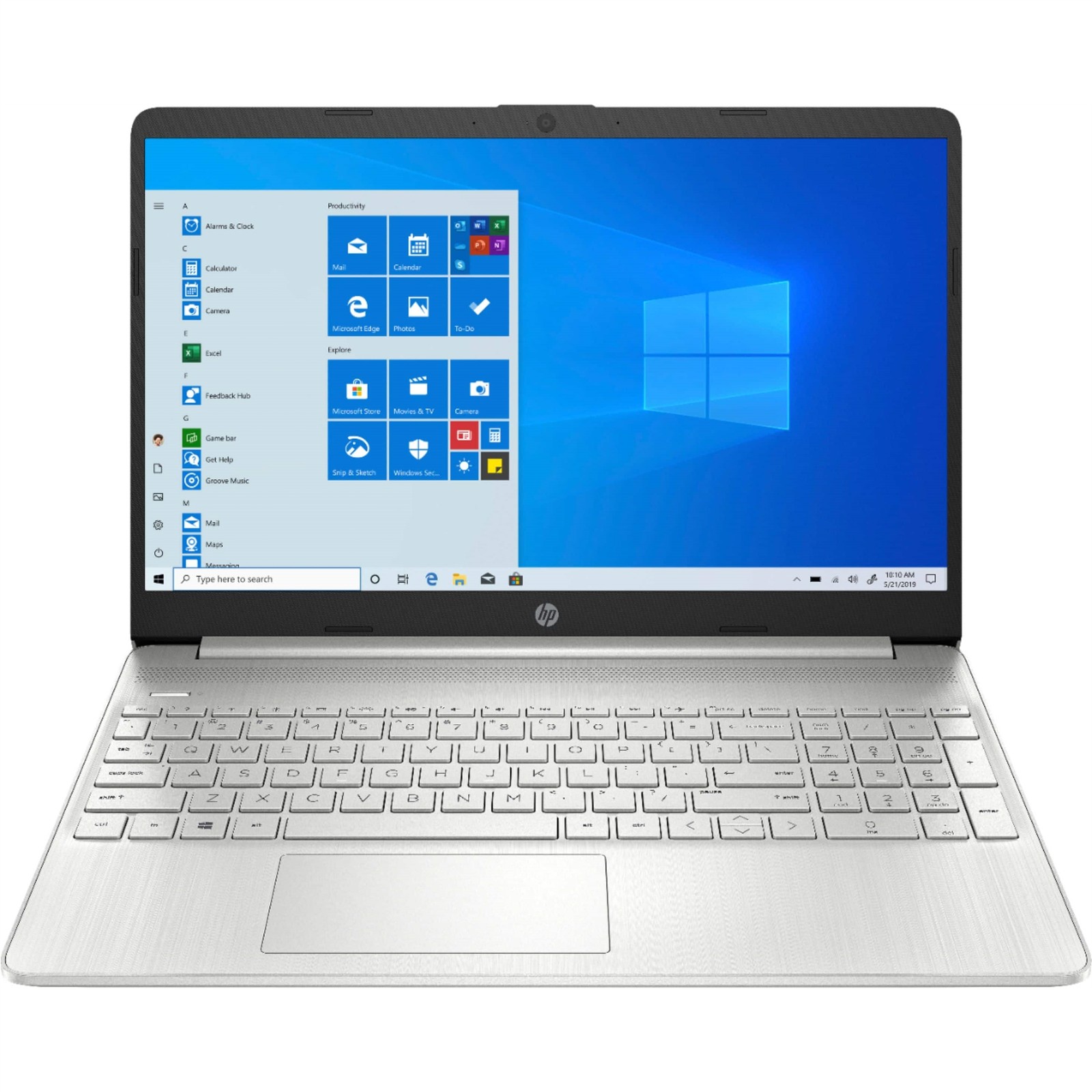HP 15-EF0000 15.6" 8GB 256GB, Natural Silver