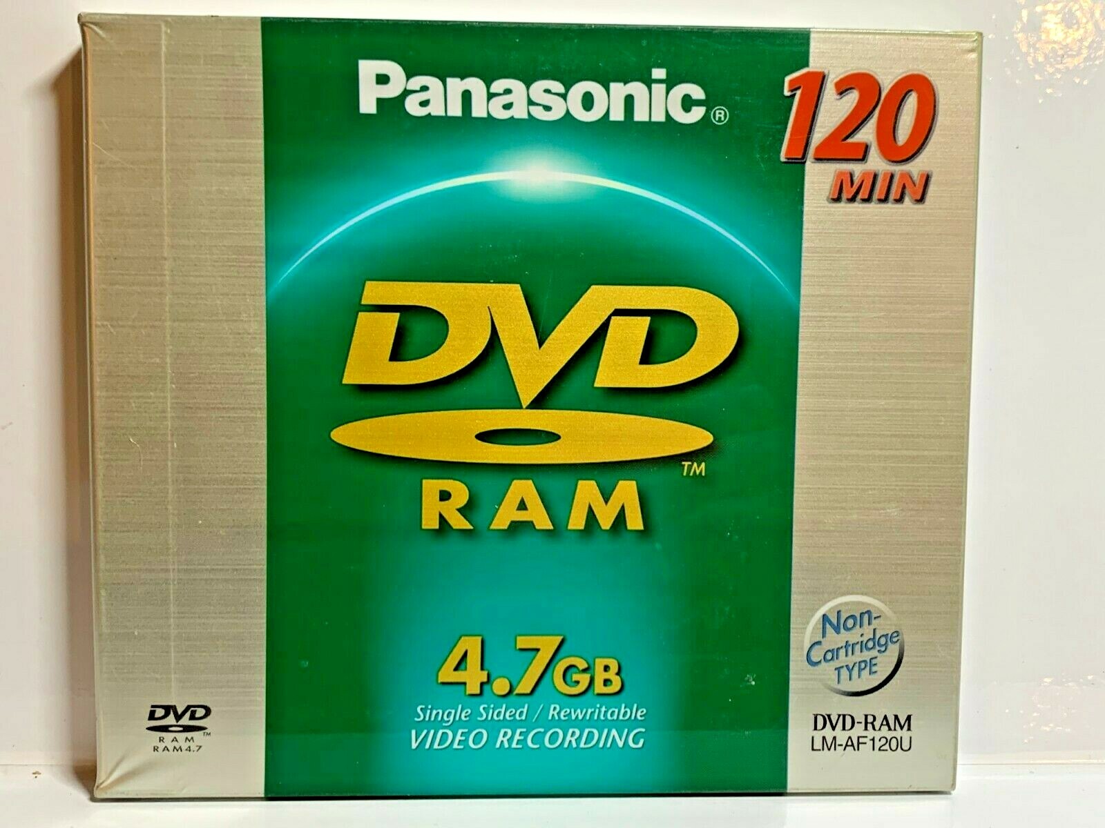 Panasonic DVD RAM 4.7 GB 120 Min Sealed Pristine Japan LM-AF120U