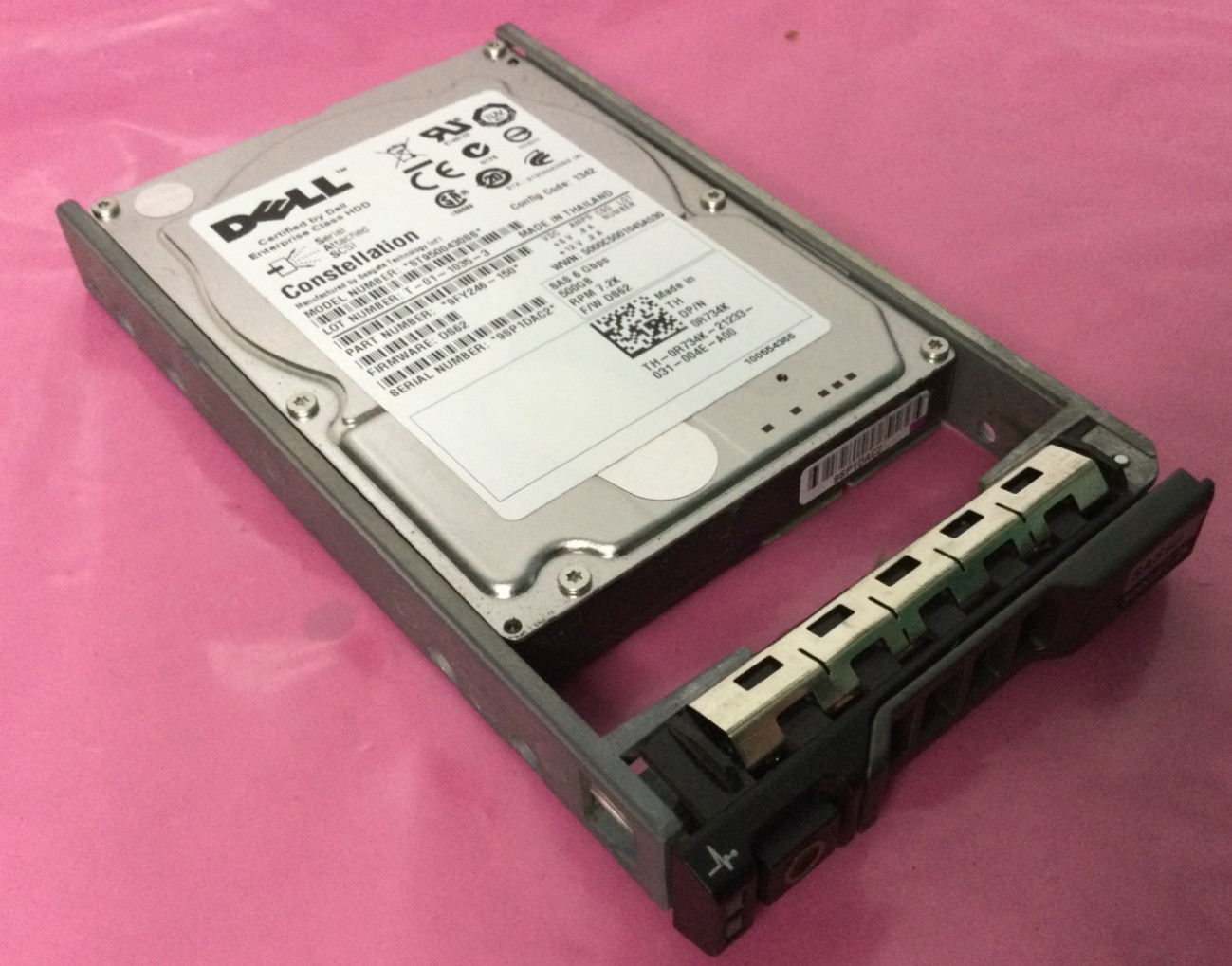 DELL 0R734K R734K ST9500430SS 9FY246-150 500GB 7.2K RPM SAS 2.5" HDD LOT 3PCS