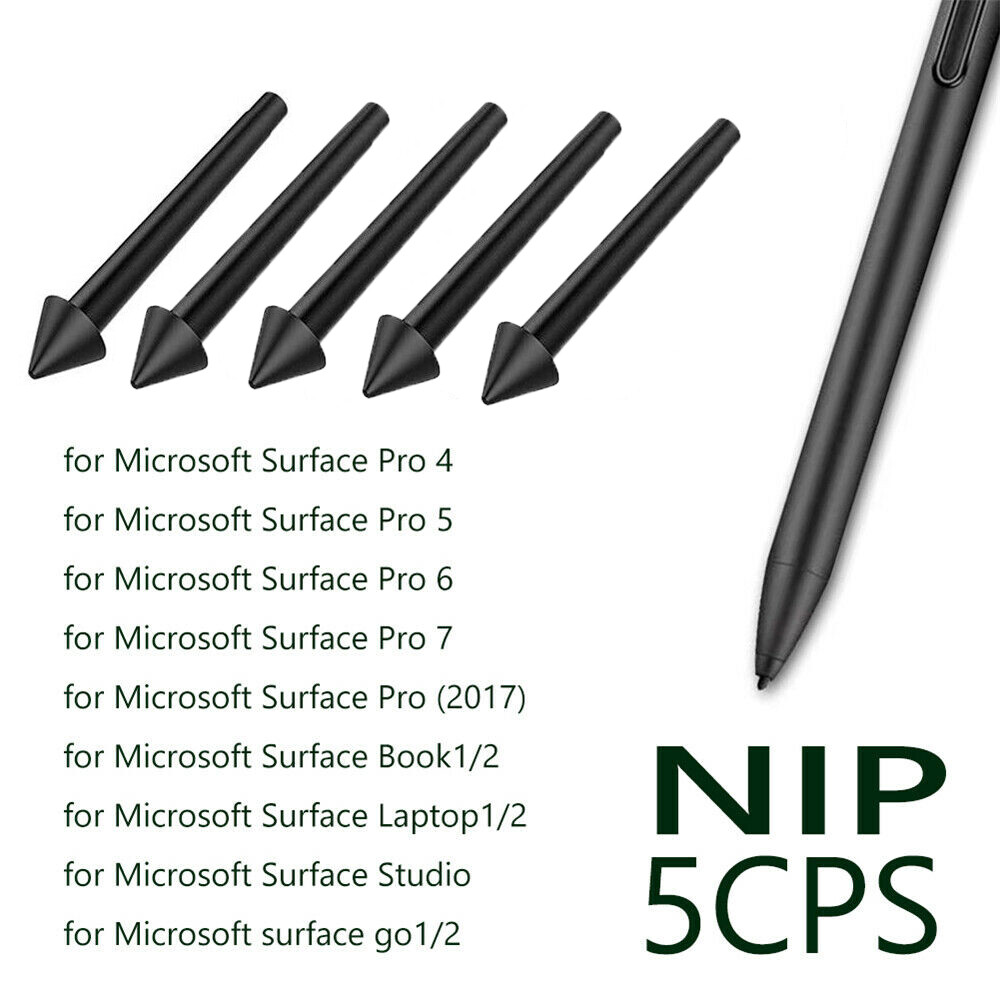 5Pcs Pen Tips Stylus Pen Nib 2H 2H 2H 2H 2H Kit For Microsoft Surface Pro 7/6/5