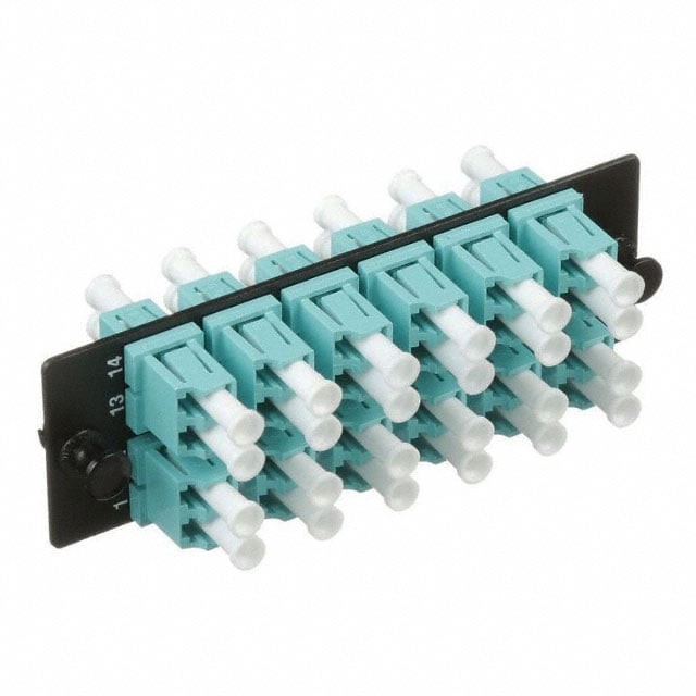 Panduit FAP12WAQDLCZ Fiber Panel w/12 LC OM3/OM4 Duplex Adapters GENUINE 1qty