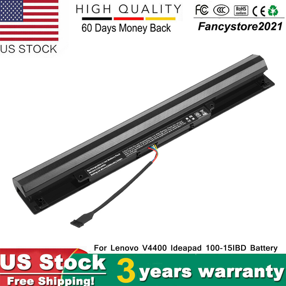 Laptop Battery For Lenovo V4400 Ideapad 100-15IBD 110-15ISK L15S4A01 L15L4A01 PC