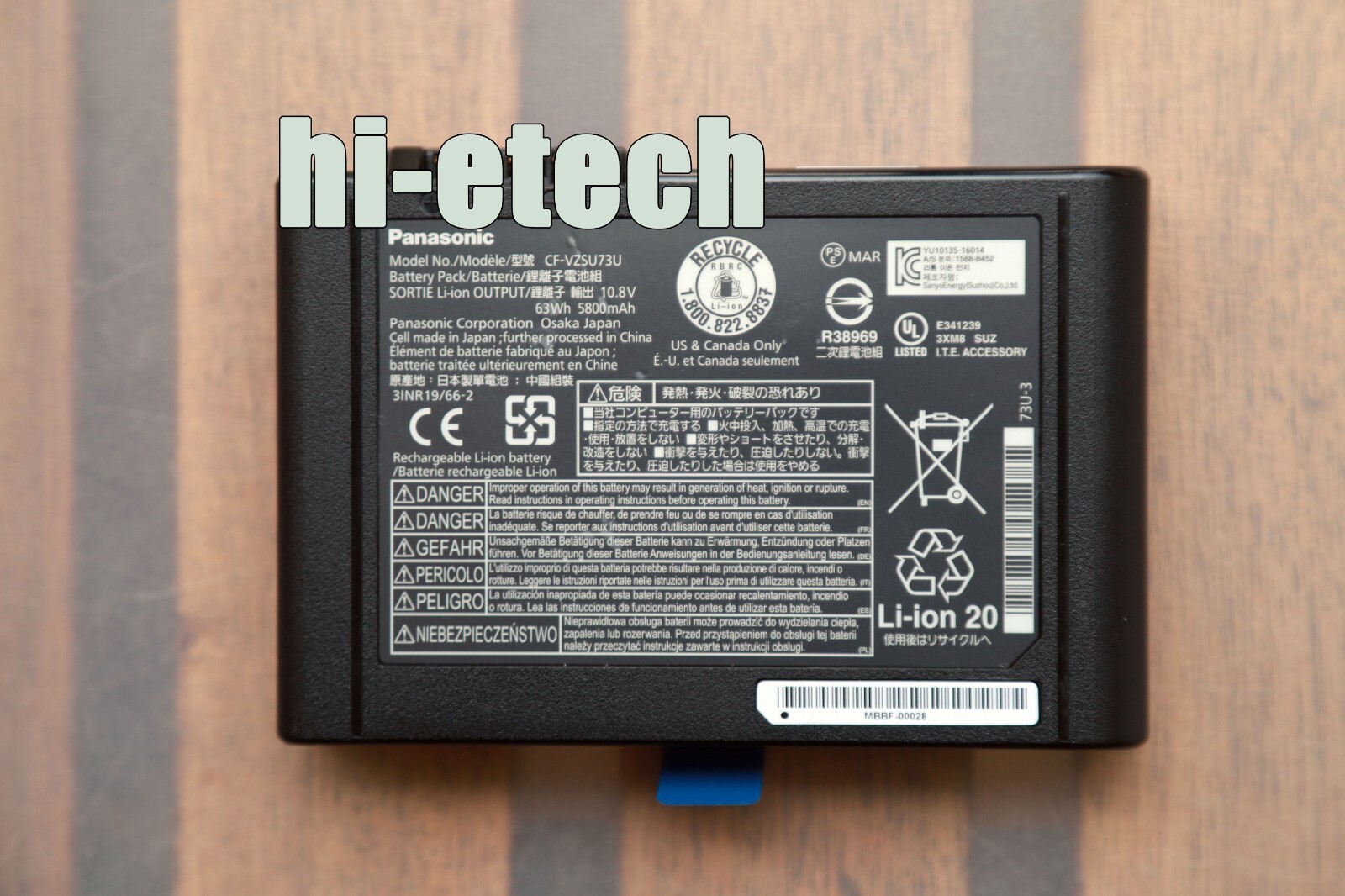 New Genuine CF-VZSU73U CF-VZSU73R CF-VZSU73SP Battery for Toughbook CF-D1