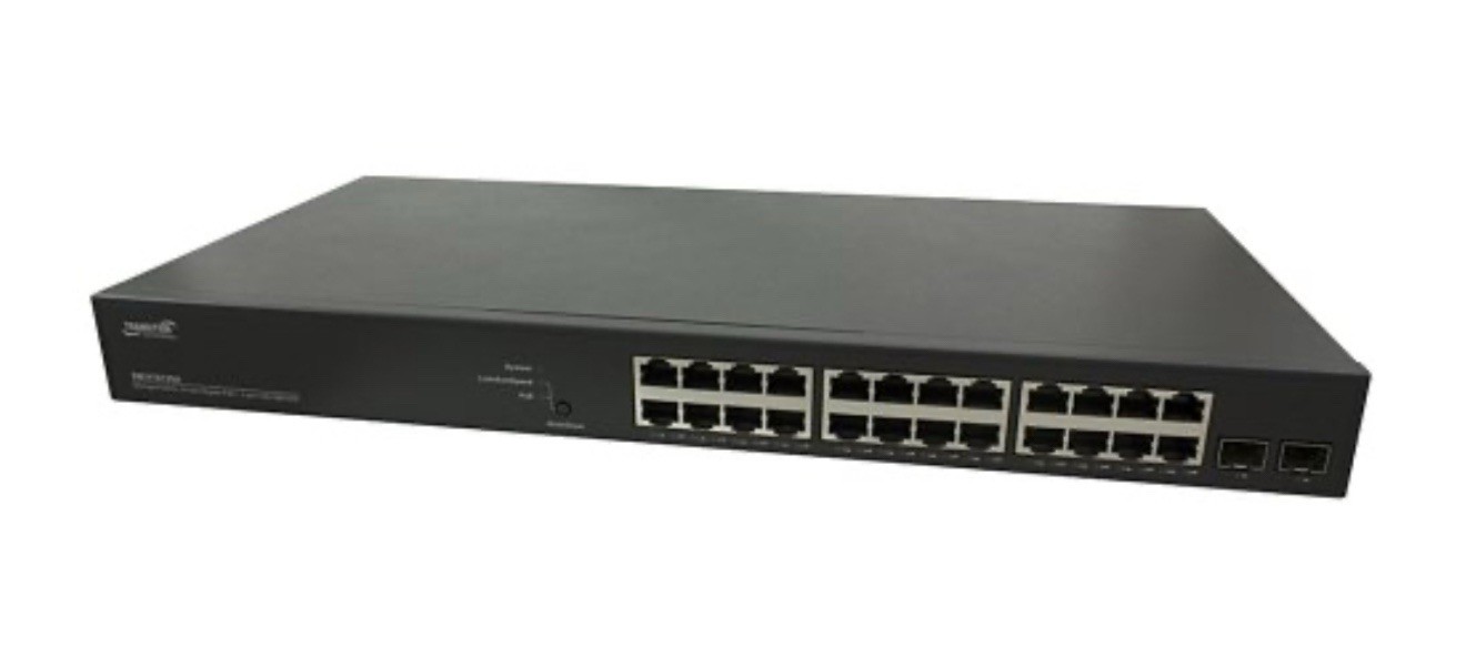 Lantronix SM24TAT2SA 24 Port PoE Switch