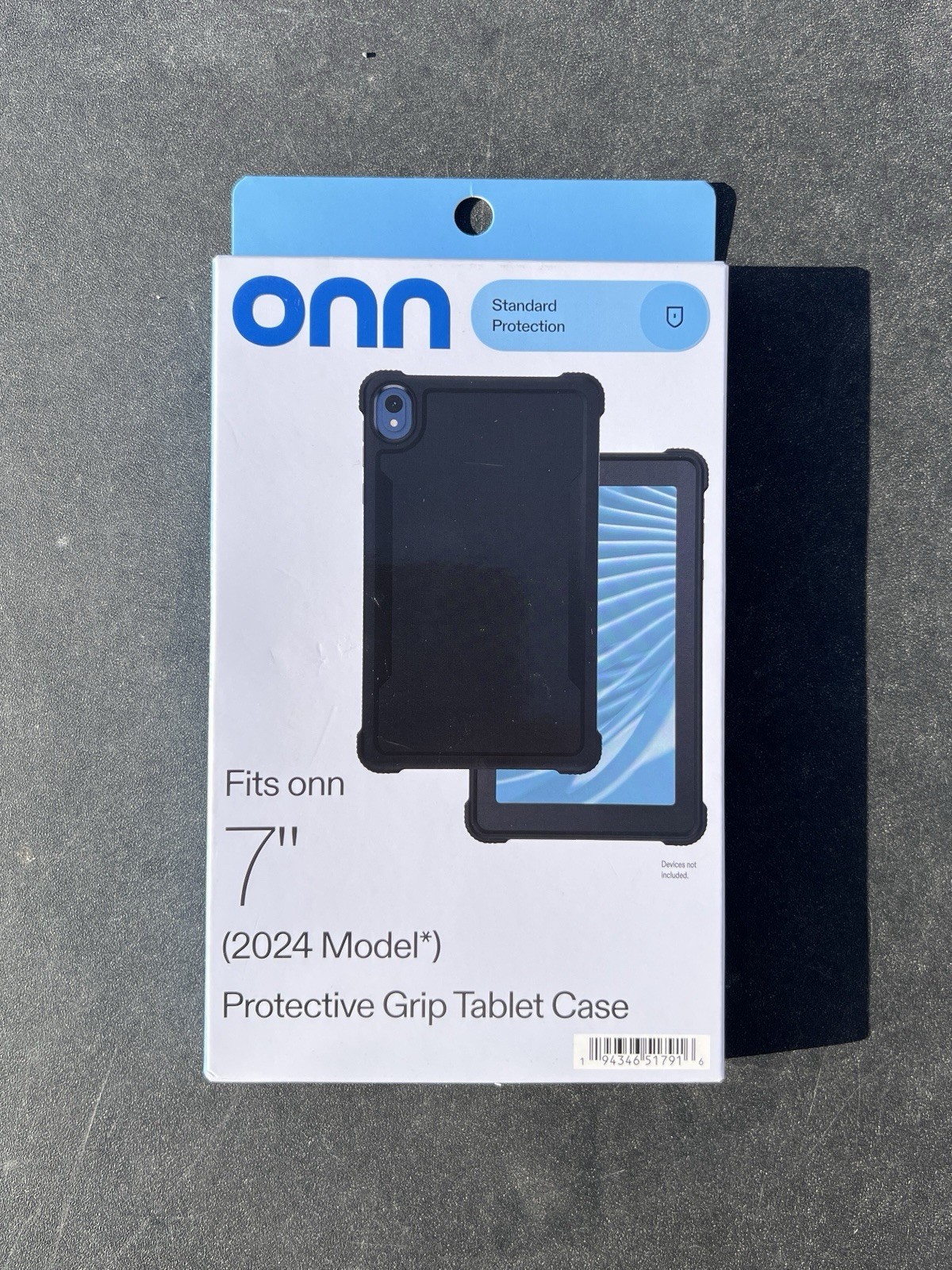 ONN Protective Grip Tablet Case for Onn 7” (2024 Model) • Black