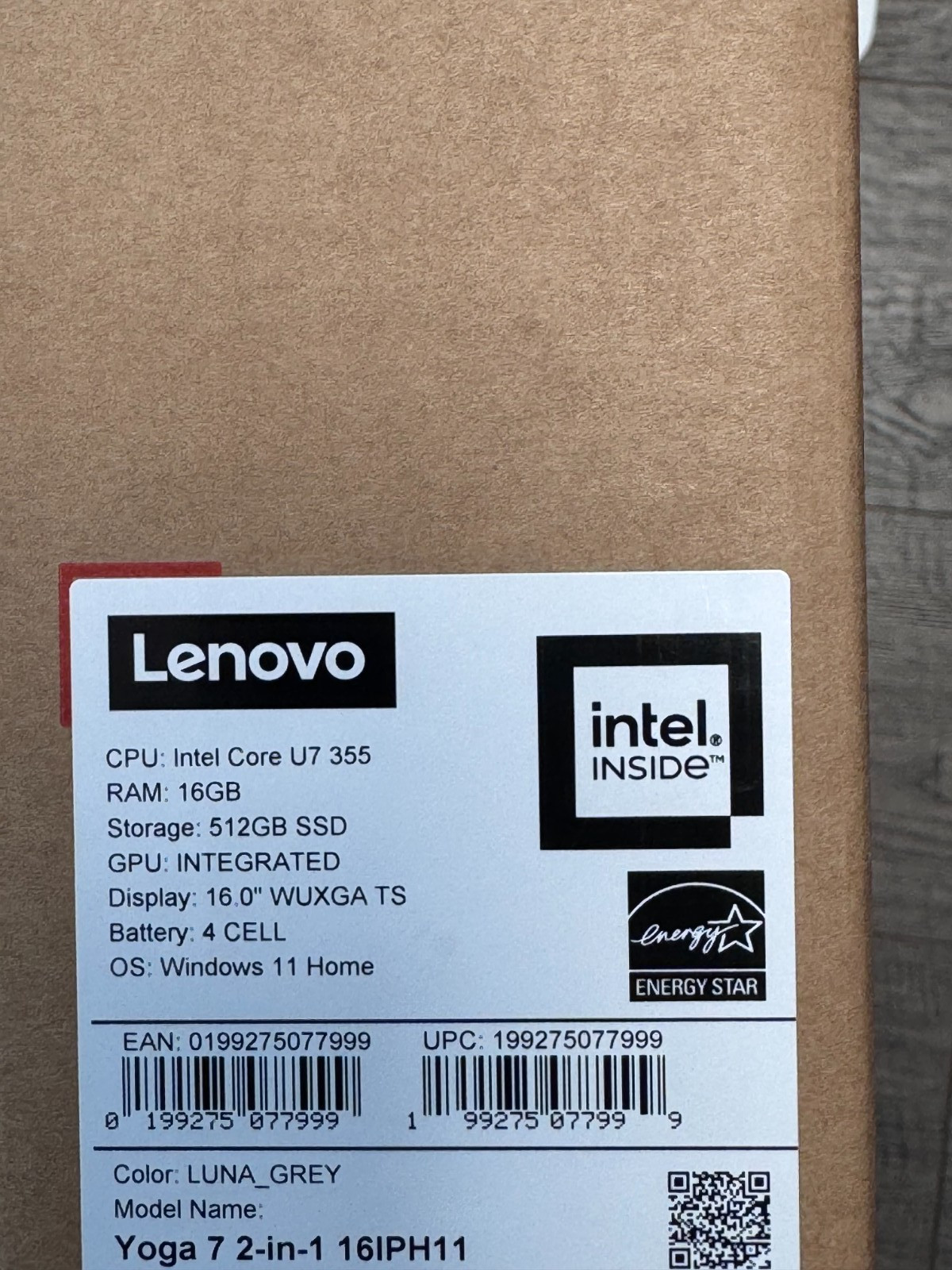 Lenovo Yoga 7i 2-in-1 Laptop 16" 2K Touch Ultra 7 355/16GB/512GB | Brand New
