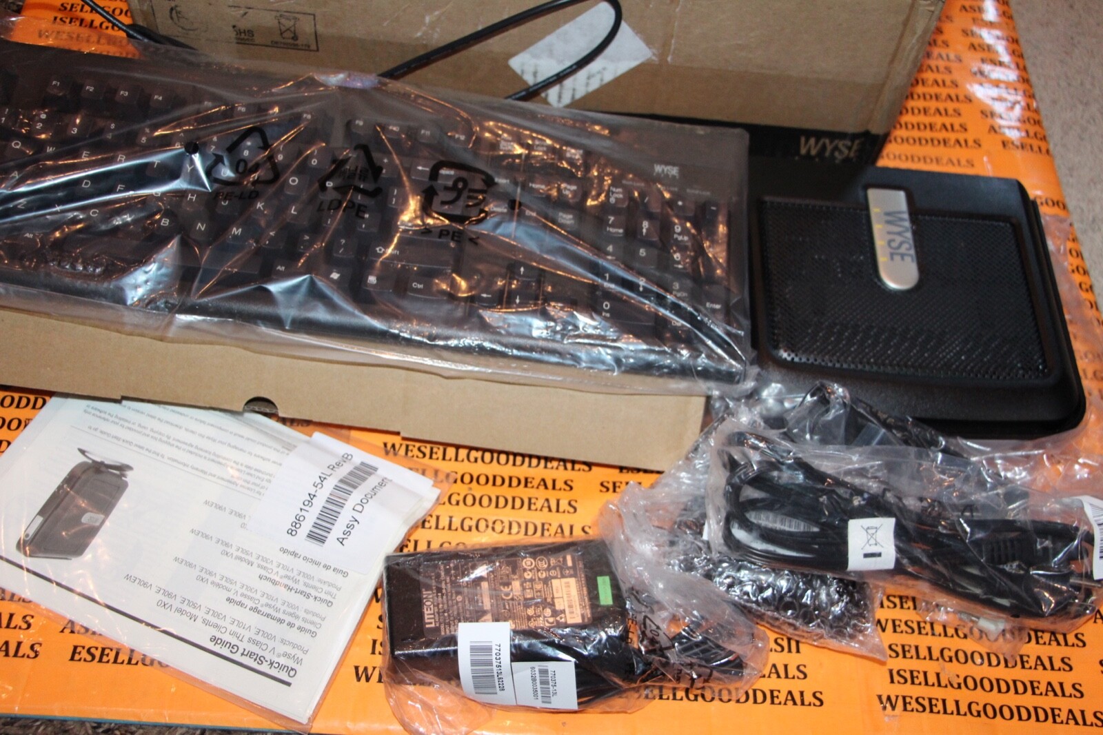 Wyse 902178-01L VX0 Thin Client Terminal V10LE WTOS 1.2G 128/512 Used